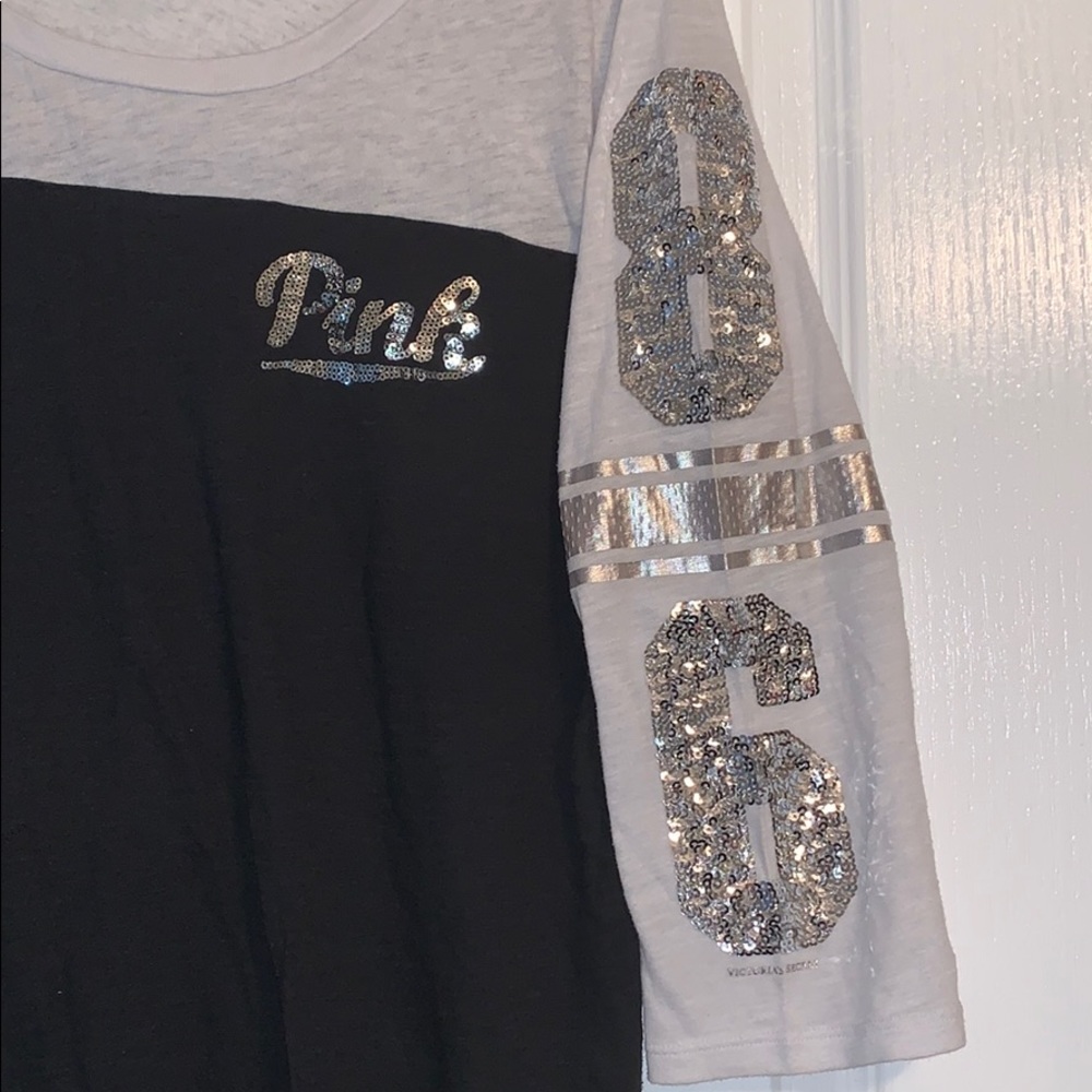 Pink 3/4 tee - Picture 3 of 4